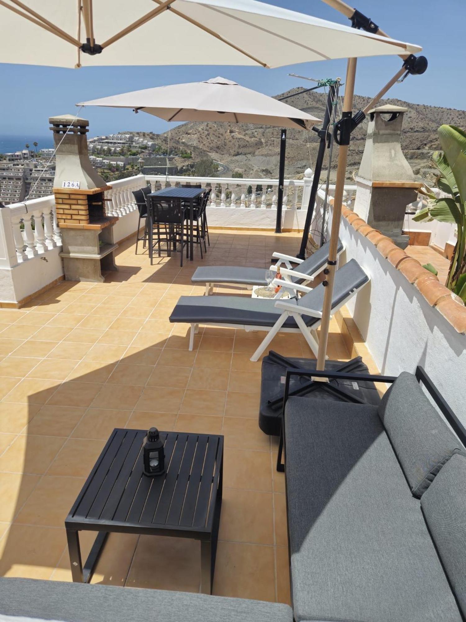 Ocean View Sunset Terrace - Near Anfi Del Mar Apartment *